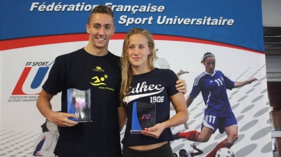 Alizée Morel et Jordan Pothain sacrés meilleurs nageurs du CFU 2015